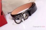 Best Copy Salvatore Ferragamo Smooth Leather Belt - Nicest Quality
